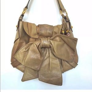 Yves Saint Laurent Sac Bow leather flap bag